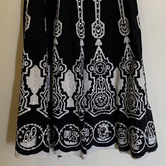 Vintage Gunit Fashions New York Women's Skirt with Sequins - Size Small S - Picture 15 of 16